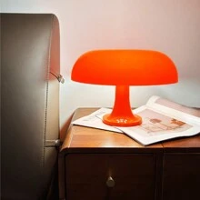 1pc USB Mushroom Desk Lamp, Creative Designer Living Room Bedroom Bedside Decor Lamp - one-size - View 2