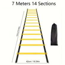 1pc Agile Ladder, Agile Speed Trainer, Can Be Carried Around, Suitable For Indoor And Outdoor And Other Places, Widely Used In Ball Games, Fitness Sports, Etc., Born For Sports! - Multicolor - View 13