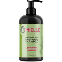 Mielle Organics Rosemary Mint Strengthening Shampoo Infused With Biotin, Cleanses And Helps Strengthen Weak And Brittle Hair, 12 Ounces - Màu xanh Bạc hà - Xem 1