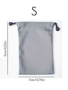 1/2/3 Túi Bảo Quản Mềm Màu Trơn Cho Sạc Dự Phòng USB Bộ Sạc Túi Mềm Dành Cho Pin Ngoài Powerbank Gậy Chụp Hình Di Động Tai Nghe Ngân Hàng Điện Túi Lưu Trữ Ổ Cứng USB Để Đi Du Lịch Đi Ra Ngoài - Màu xám đen - Xem 2