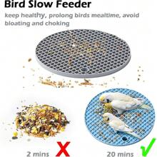 2Pcs Bird Foraging Toys Puzzle, Bird Slow Feeder Mats, Interactive Parrot Foraging Toys To Increase Feeding Time, Bird Enrichment Toys For Rat, Parakeet, Cockatiel, African Grey, Conure, Budgies - View 2