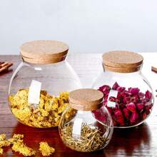 1 Hộp Đựng Bảo Quản, 500Ml/750Ml/1500Ml Nút Chai Thủy Tinh Trà Bình Có Nút Chai Nút Chai, vòng Kín Bảo Quản Thực Phẩm, Nhà Bếp Tổ Chức - Nhiều màu - Xem 1