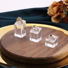 Acrylic Rings Display Stand For Ring Holder Jewellery Jewelry Organizer Stands Holders Set Case For Lady's Men's Rings Display - Multicolor - View 2