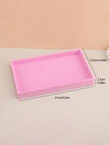 4-Piece Set/1-Piece Set, Pink Jewelry Tray, Jewelry Storage Box, Beauty Makeup Storage Box, Beauty Makeup Storage Tray, Ring Storage Box, Ring Storage Tray, Necklace Storage Box, Suitable Gifts For Ladies, Jewelry Organizer - Multicolor - View 6