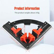 ONKEL.J Clamps Woodworking Carpenter Tools For Carpentry In Wood Clamp Woodwork Fixing Clip Hardware Home Improvement - Black - View 6