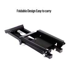 PFUGMU Bass Drum Practice Pads, Folding Bass Pedal Practice Pad For Training Real Feel High Density Rubber Rebound - 黑色 - 查看 3