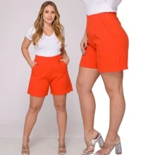 Scaraboto Women Shorts - Đỏ - Xem 1
