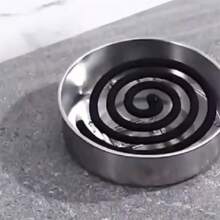Mosquito Coil Box Manufacturer Stainless Steel Mosquito Coil Box Home Flame Resistant Mosquito Coil Box Outdoor Mosquito Coil Box With Lid Ash Tray - Silver - View 8