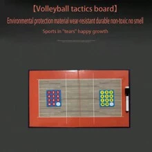 1pc Portable Folding Magnetic Coaching Board For Basketball, Football, Volleyball Training (Random Color)