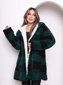 Women Winter Coats - 綠色 - 查看 1