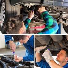 2 piezas Alicates para extracción de clips de panel de coche, Juego de herramientas para extracción de molduras y sujetadores de automóvil, Alicates para extracción de pasadores y clips de plástico, Herramienta de palanca para reparación de paneles de puerta y salpicadero