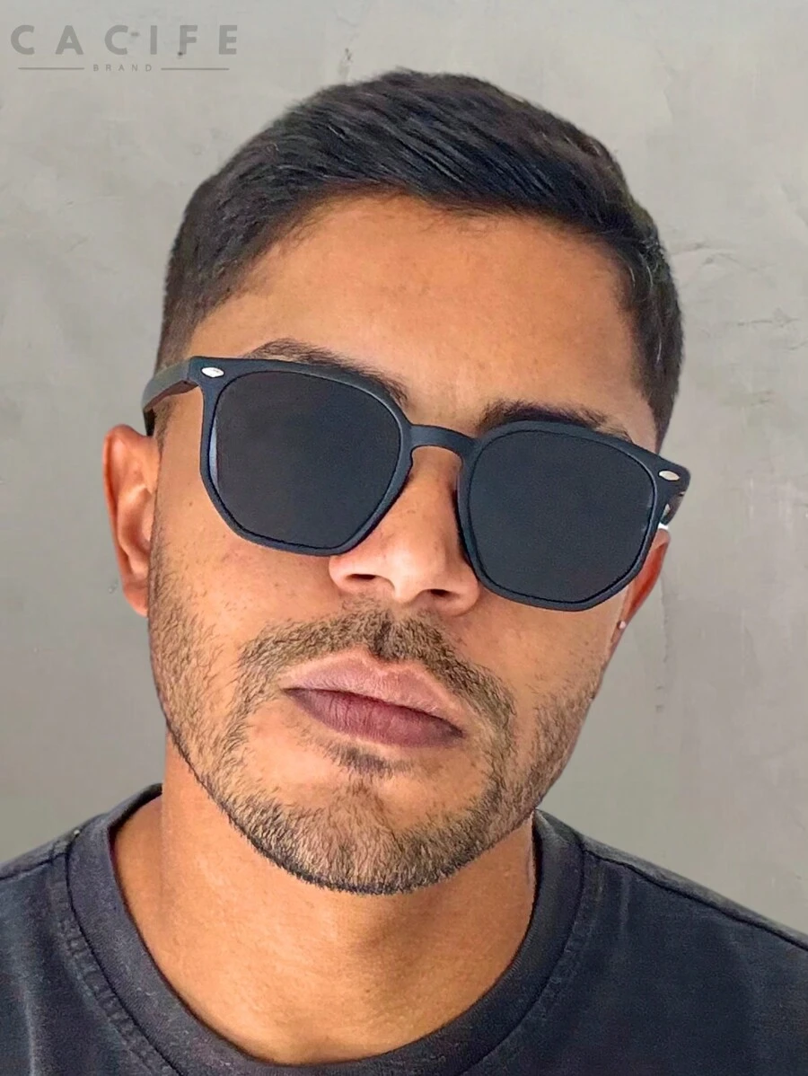 Kính thời trang nam mùa hè thường ngày - màu đen - Xem 1