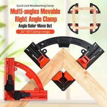 ONKEL.J Clamps Woodworking Carpenter Tools For Carpentry In Wood Clamp Woodwork Fixing Clip Hardware Home Improvement - Black - View 3