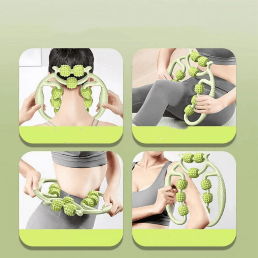 Circular Leg Clip Massager, Multifunctional Detachable Leg Exerciser And Pelvic Floor Muscle Trainer New Version Leg Massager - Multicolor - View 1