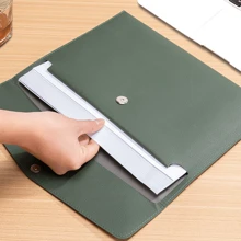 1 cái Hộp đựng hồ sơ di động cỡ lớn - Chất liệu PU, Thiết kế theo chiều dọc, Hoàn hảo cho các tài liệu A4, Không gian lưu trữ có thể mở rộng, Lý tưởng cho gia đình và văn phòng - A4 - Xem 8