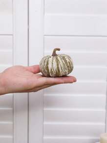 1set (6pcs) 3inch Simulation Pumpkin Thanksgiving Halloween Autumn Harvest Living Room Bedroom Porch Table Top Party Realistic And Lovely Decoration - Multicolor - View 2