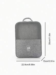 Bolsa de almacenamiento de zapatos de viaje de tercera planta, bolsa de almacenamiento con cremallera y asa portátil para equipaje, bolsa portátil para zapatos, estuche para zapatos, caja de almacenamiento de zapatos, organizador de zapatos, accesorios de viaje para vacaciones, crucero, verano, vacaciones, bolsa de viaje, artículos esenciales de viaje para universidad, dormitorio, escuela, hotel - Multicolor - Ver 9