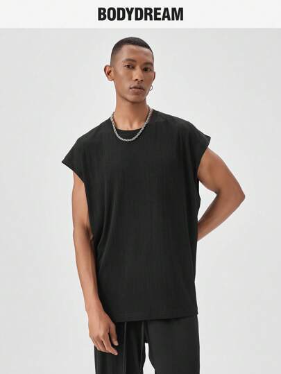 BODYDREAM BODYDREAM Sommer Tank Top Einfarbig, locker geschnitten, geeignet für Lässig und Sport mit Rundhalsausschnitt