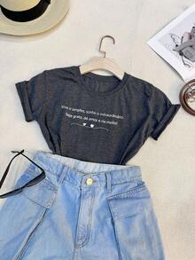 Women T-Shirts - Xám - Xem 5