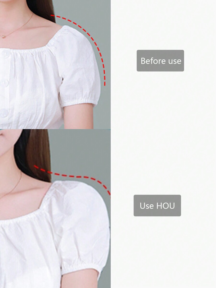 2 Pairs Women's Shoulder Pads, AntiSlip Shoulder Pads For Coats