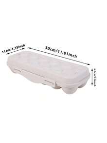 1pc Flatware Organizers, Egg Basket Egg Tray Holder, Egg Storage Box, Refrigerator Crisper Storage Container, Shockproof Egg Holder Box Organization, For Camping, Picnic And BBQ, Kitchen Supplies - Multicolor - View 9