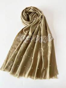 Khăn quàng cổ/Khăn đi biển/Khăn choàng cổ đính cườm thời trang dành cho nữ Thích hợp sử dụng hàng ngày - Nhiều màu - Xem 2