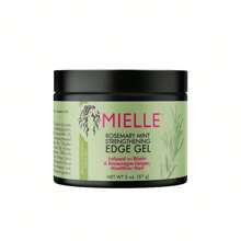 Mielle Organics Rosemary Mint Strengthening Edge Gel, Biotin & Essential Oil Hair Styling Treatment, 2 Ounces - 杏色 - 查看 1