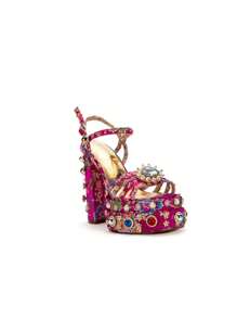 Arqa Women's Platform Heels Ankle Strap Pumps High Heeled Chunky Block High Heel Sandals Rhinestones Bow Knot Party Prom Dress Pumps Shoes For Women Valentines