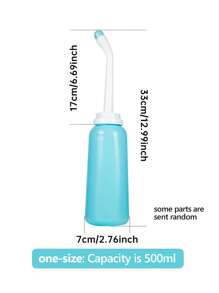 1 Peça Banheira Sitz Portátil para Viagens, Pistola de pulverização manual de 350ml/500ml com 2 bicos, Usado para Limpeza de Higiene