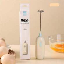 1pc Wireless Milk Frother For Home Use, Mini Baking Tool, Kitchen Handheld Electric Egg Beater, Foaming Whipper - Multicolor - View 10