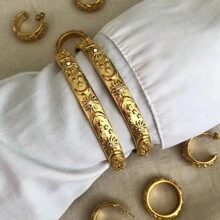 Neues Ins Vintage Edelstahl Stern und Mond Armband Ohrringe für Frauen Mädchen Mode Augen Armreif Schmuck Geschenk