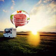 50/100pcs White Paper, Hamburger Paper, Round Food Mat Paper, Oil-Absorbing And Oil-Proof Paper, Non-Stick Food Paper, Healthy Baking Paper - White - View 7