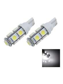 Par Lâmpada Pingo T10 9 Leds Farolete Lanterna Teto Placa - Branco - Visão 3