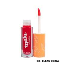 Lip Tint Melu Ruby Rose Red Pink Liquid Gel Super Natural Long Lasting - 03 清潔珊瑚 - 查看 2