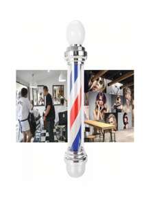 POSTE BOMBILLA CARAMELO ROTATIVO GIRATORIO PARA BARBERIA 103CM CON BOLA  LUZ LED IDEAL PARA TU BARBERIA - Tipo de Enchufe A USA (110-127V) - Ver 4