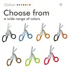 Foldable Multi-Functional Emergency Scissors With Scale, Suitable For Camping, Tools For Men