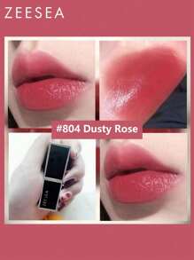 Zeesea Batom Hidratante Sedoso - 11 cores Batom Gloss Hidratante de Longa Duração para Festa - 804 Rosa Empoeirada - Visão 1