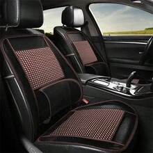 1入組竹纖維涼墊，適用於汽車/家庭/辦公室夏季涼墊，汽車竹墊 - 均碼 - 查看 1