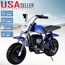 Dazone 40cc Dirt Bike 4-Stroke Pocket Bike Pit Bike Off Road Ride On Scooter Gas Powered Motorcycle 20MPH Air Cooling Racing Motorized Motorcycle For Teens - Blue - View 1
