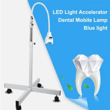 Dental Teeth Whitening Light, LED Lamp Teeth Whitening Accelerator Bleaching Lamp Light, Mobile Dental Teeth Cool LED Light Whitening Machine
