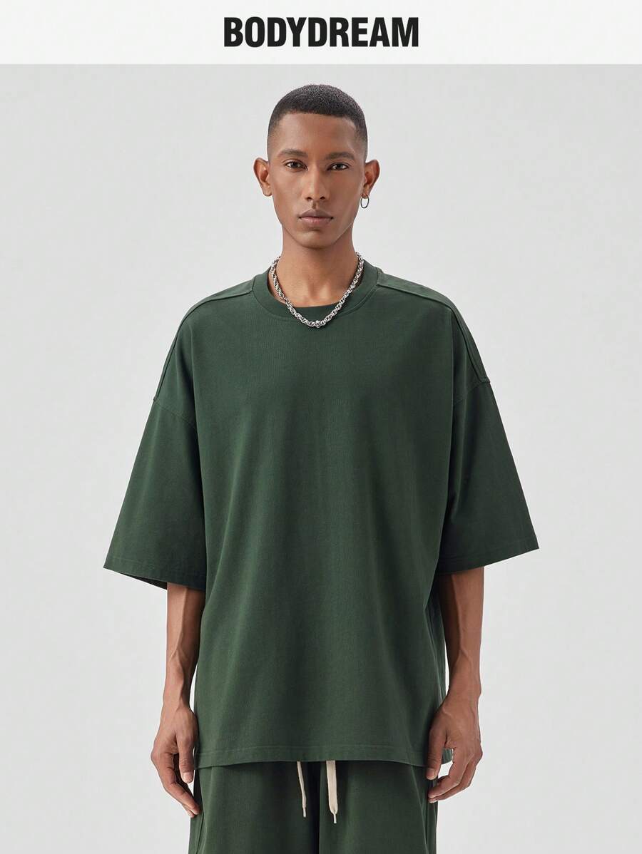 BODYDREAM 夏季新款男士短袖圆领 T 恤