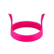 1入隨機色廚房烹飪矽膠煎蛋烤箱煮蛋圈模具 - 隨機顏色 - 查看 7