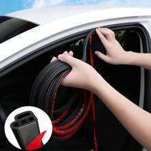 Car Door Seal Strip, Car Rain Guard Strip Double-Layer L-Shaped Universal Adhesive Soundproof Weatherstrip For Car Door Rear Baffle - one-size - View 1