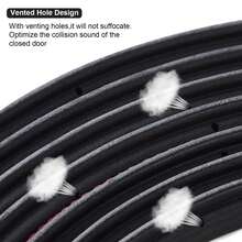 Car Door Seal Strip, Car Rain Guard Strip Double-Layer L-Shaped Universal Adhesive Soundproof Weatherstrip For Car Door Rear Baffle - one-size - View 4