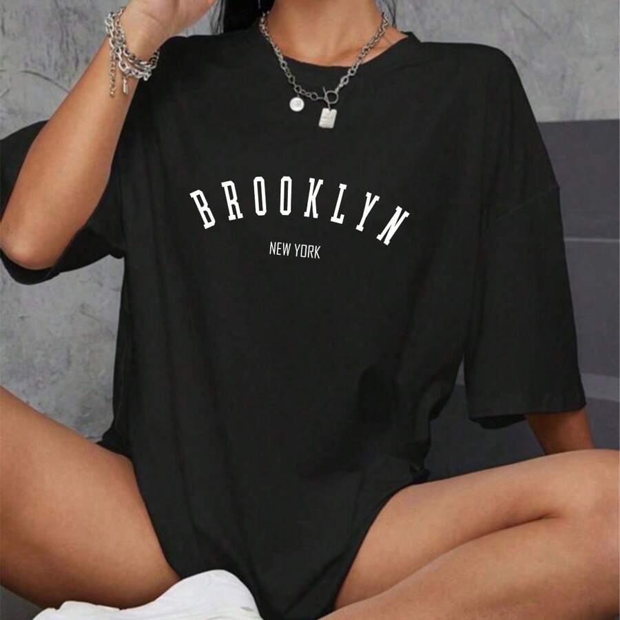 Women T-Shirts - 黑色 - 查看 1