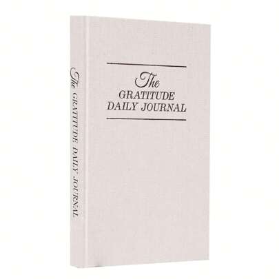 感恩日記：5分鐘日記-每天花5分鐘紀錄更多的肯定和反思，樂觀、積極、快樂、簡單的未填日期硬面套五分鐘指南日報