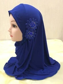 1 件裝頭巾花卉帽子和頭巾阿拉伯帽子頭套 - 彩色 - 查看 11