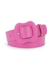 1 Thắt lưng rộng dành cho nữ màu kẹo có khóa bầu sành điệu, trang trí màu trơn cho quần jean, đầm hoặc váy - Nhiều màu - Xem 18