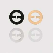 4pcs Invisible Bra Strap Clips, Adjustable Non-Slip Shoulder Strap Fasteners For Criss-Cross Bras And Strapless Bras, Bra Hooks And Lingerie Fixings - Multicolor - View 16