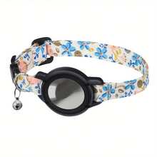 AirTag貓項圈，帶蘋果AirTag支架的貓項圈，帶鈴鐺的AirTag貓項圈，適用於女孩，男孩貓，小貓和小狗 - 彩色 - 查看 8